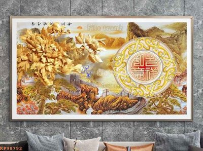 Download file gốc File tranh hiện đại pha lê gương KF98792 (in lụa) nghệ thuật