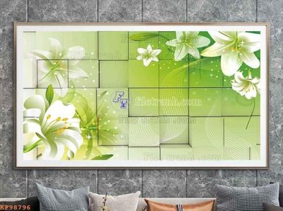 Download file tranh File tranh hiện đại pha lê gương KF98796 (file gốc PSD)