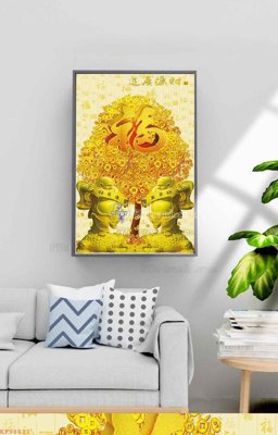 Hình ảnh file gốc in trần nhà File tranh hiện đại pha lê gương KF98811