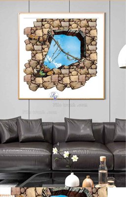 Download file gốc File tranh hiện đại pha lê gương KF98975 (dùng cho in ấn)