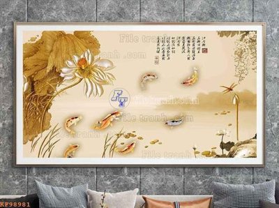 Tệp tin gốc File tranh hiện đại pha lê gương KF98981 (dùng cho in ấn) chuyên nghiệp