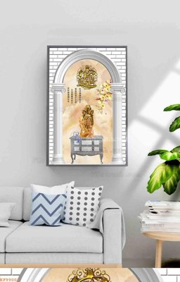 File tranh File tranh hiện đại pha lê gương KF99001 (gốc) in film