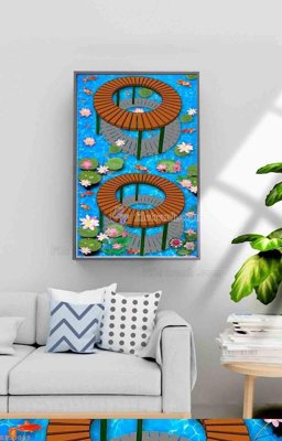 Tệp tin gốc File tranh hiện đại pha lê gương KF99049 (chất lượng) File tranh hiện đại pha lê gương KF99049