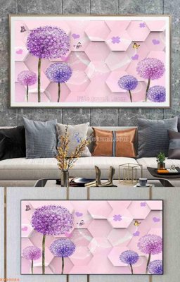 File tranh trang trí File tranh hiện đại pha lê gương KF99088 (file gốc)