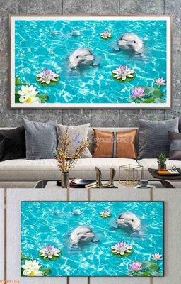 Tải file tranh gốc File tranh hiện đại pha lê gương KF99104 chất lượng cao