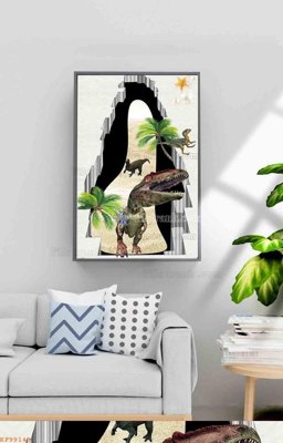 Download file gốc File tranh hiện đại pha lê gương KF99148 (in lụa) tranh 3D