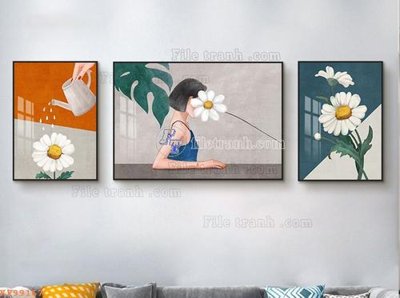 File ảnh File tranh hiện đại pha lê gương KF99167 (gốc) in biển hiệu