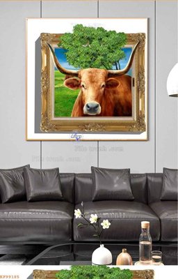 Tải file gốc File tranh hiện đại pha lê gương KF99185 (in bạt) quảng cáo