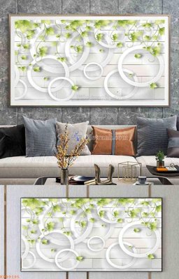 File PSD File tranh hiện đại pha lê gương KF99195 (chất lượng in ấn)