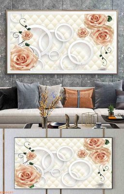 Download file gốc File tranh hiện đại pha lê gương KF99197 (in mica) trang trí