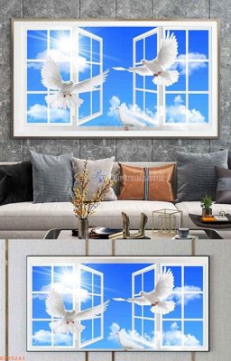 Tải file File tranh hiện đại pha lê gương KF99243 (gốc) in trên mọi chất liệu