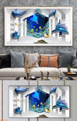 File ảnh gốc File tranh hiện đại pha lê gương KF99299 không vỡ nét