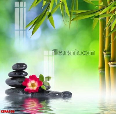 File gốc Tranh trang trí Spa làm đẹp KSPA102 (PNG) nền trong suốt