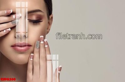 File gốc Tranh trang trí Spa làm đẹp KSPA280 (chuẩn CMYK) cho nhà in