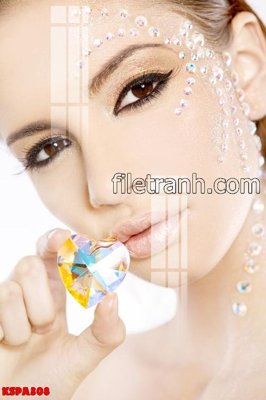 File gốc in ấn Tranh trang trí Spa làm đẹp KSPA308 chất lượng vượt trội