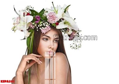 Download file gốc Tranh trang trí Spa làm đẹp KSPA381 (in lụa) tranh 3D