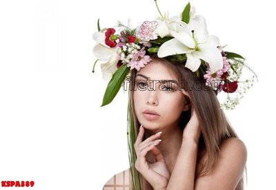 File gốc Tranh trang trí Spa làm đẹp KSPA389 (in mica) làm quà tặng