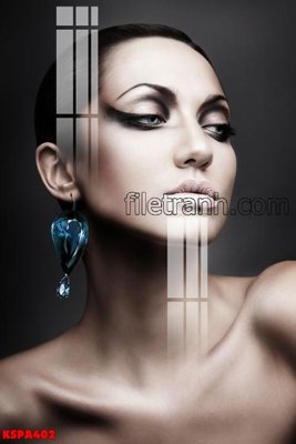 File gốc in ấn Tranh trang trí Spa làm đẹp KSPA402 chất lượng vượt trội