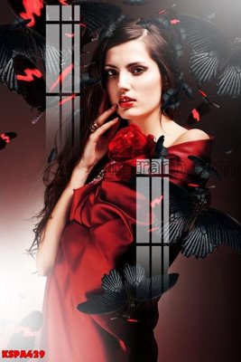 File tranh in tráng gương Tranh trang trí Spa làm đẹp KSPA429 (siêu nét)