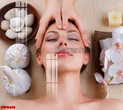 Tải file gốc Tranh trang trí Spa làm đẹp KSPA448 (in bạt) quảng cáo