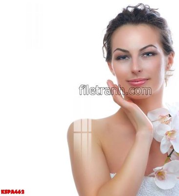 File ảnh Tranh trang trí Spa làm đẹp KSPA462 (gốc) in quảng cáo ngoài trời