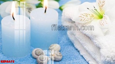 File ảnh Tranh trang trí Spa làm đẹp KSPA472 (gốc) in PP, decal