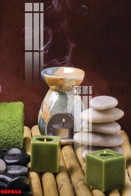Tải file Tranh trang trí Spa làm đẹp KSPA48 (gốc) chủ đề tâm linh