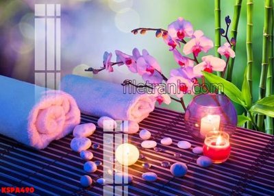Tải file Tranh trang trí Spa làm đẹp KSPA490 (gốc) làm tranh treo tường
