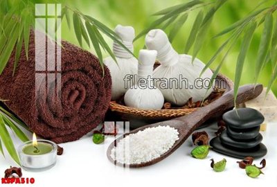 File ảnh Tranh trang trí Spa làm đẹp KSPA510 (gốc) in biển hiệu