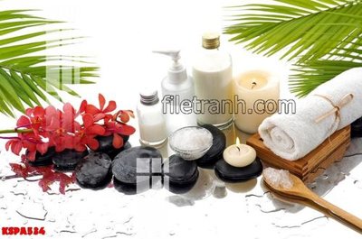 File tranh Tranh trang trí Spa làm đẹp KSPA534 (gốc) chủ đề trẻ em