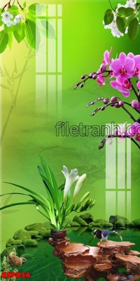 File gốc Tranh trang trí Spa làm đẹp KSPA54 (chuẩn CMYK) cho nhà in