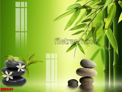 File gốc in mica Tranh trang trí Spa làm đẹp KSPA59 chất lượng