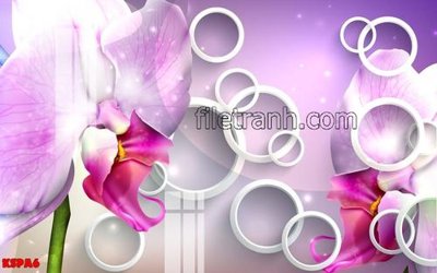 File PSD Tranh trang trí Spa làm đẹp KSPA6 (gốc) nhiều lớp (multi-layer)