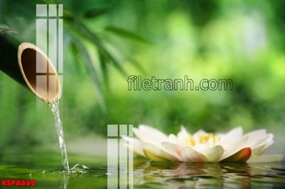 File gốc Tranh trang trí Spa làm đẹp KSPA660 (trang trí) phòng ngủ