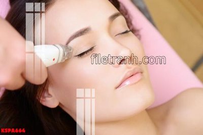 File in trần Tranh trang trí Spa làm đẹp KSPA664 (bản gốc) 5D