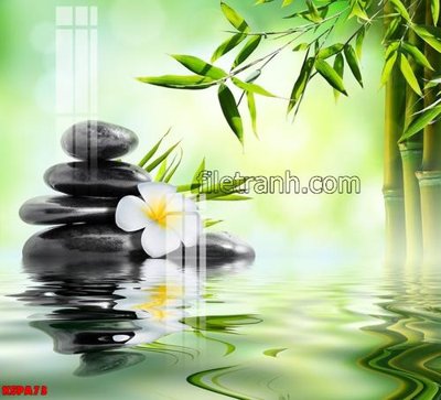 File ảnh Tranh trang trí Spa làm đẹp KSPA73 (gốc) in decal dán tường