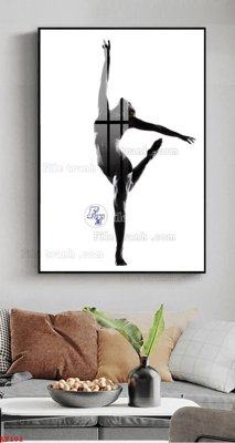 File gốc File tranh treo thiếu nữ khỏa thân nhà nghỉ KT192 (in lụa) trang trí tường