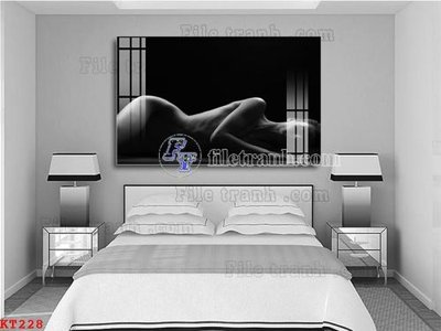 File in lụa File tranh treo thiếu nữ khỏa thân nhà nghỉ KT228 (chất lượng cao) File tranh treo thiếu nữ khỏa thân nhà nghỉ KT228