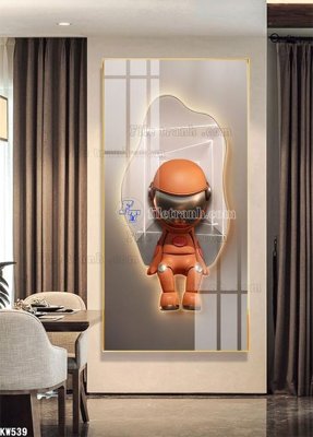 Hình ảnh file gốc File tranh kawas gấu bearbrick KW539 (chất lượng cao)