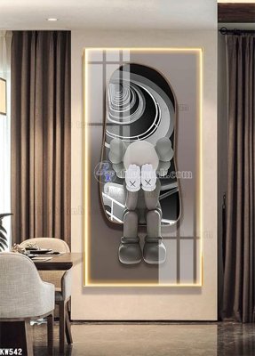 File tranh trang trí File tranh kawas gấu bearbrick KW542 (file gốc)