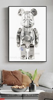 Hình ảnh file gốc File tranh kawas gấu bearbrick KW587 (chất lượng cao)