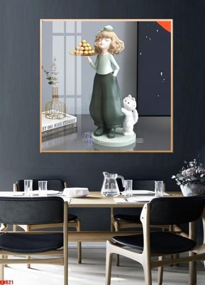 File gốc in ấn File tranh kawas gấu bearbrick KW621 (sẵn sàng tải về)