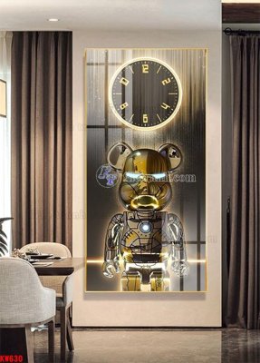 File tranh File tranh kawas gấu bearbrick KW630 (bản gốc) treo tường