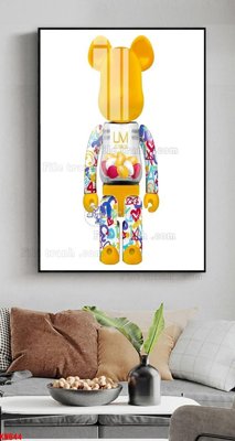 Tải về hình ảnh gốc File tranh kawas gấu bearbrick KW644 sắc nét