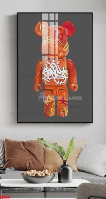 File in trần File tranh kawas gấu bearbrick KW659 (file gốc) xuyên sáng