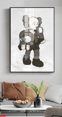 File tranh File tranh kawas gấu bearbrick KW698 (ảnh gốc) in trần 3D