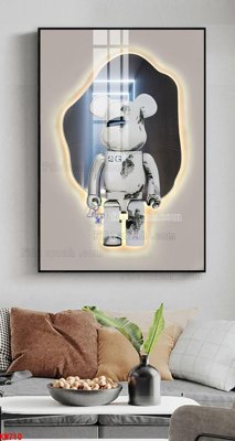 Tải file File tranh kawas gấu bearbrick KW710 (gốc) làm file quảng cáo