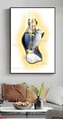 File ảnh File tranh kawas gấu bearbrick KW718 (gốc) in Hiflex