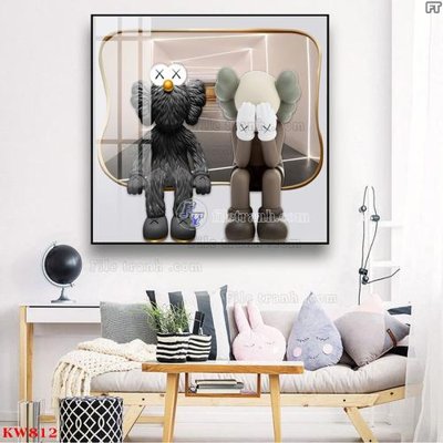 File tranh File tranh kawas gấu bearbrick KW812 (ảnh gốc) độc quyền