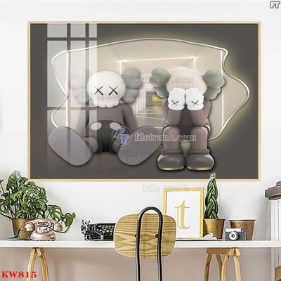 Download file File tranh kawas gấu bearbrick KW815 (chuẩn in) File tranh kawas gấu bearbrick KW815